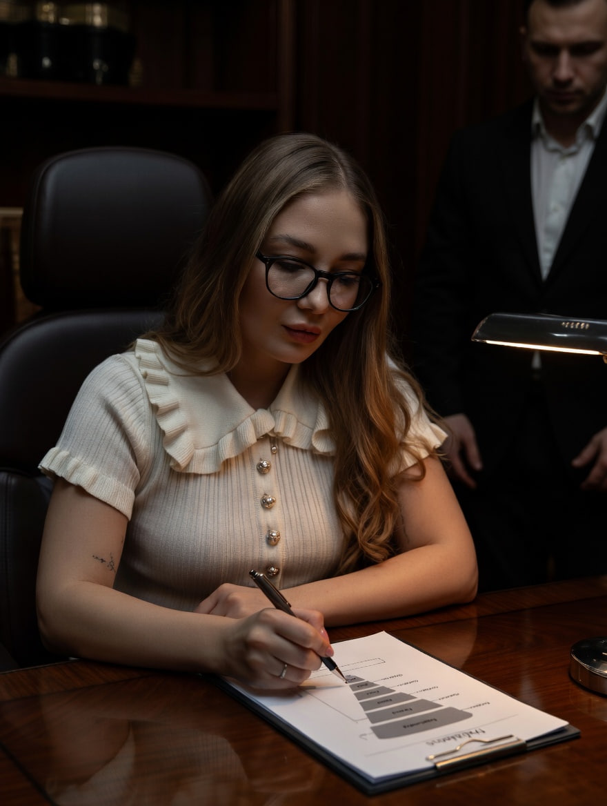 Sasha Tarasova, Founder of Conversion Collective, reviewing a sales funnel